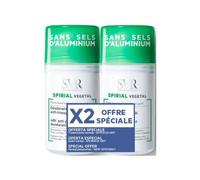 SVR Spirial Végétal Desodorante Antitranspirante 48H Roll-on 2x50ml