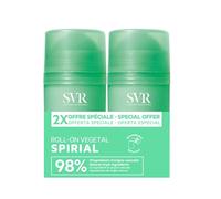 SVR - Spirial Végétal Roll-On + RECARGA - Desodorante 24h - 98% de ingredientes de origen natural - Sin sales de aluminio - Alta tolerancia - 50 ml