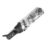 SvriTe Paraguas transparentes con función matemática, paraguas grueso plegable para mujer, paraguas de lluvia de PVC creativo, paraguas automático, Automático