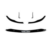 SVTSTRQE Alerón Divisor Parachoques Difusor Labios Parachoques Delantero Alerón Kits Carrocería Tuning para Mercedes para Benz Clase C W205 C205 S205 C63 AMG 2015-2022(Negro Brillante)