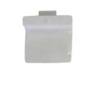 SVTSTRQE Cubierta Gancho Remolque Parachoques Trasero 51127240133 para B&MW Serie 5 520 523 525 528 530 535i F10 2011 2012 2013 Cubierta del Ojo del Gancho Remolque(Blanco)