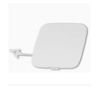 SVTSTRQE para Buick para Verano Hatchback 2018 2019 2020 Delantero Trasero Paragolpes Gancho De Remolque Cubierta Tapa Cubierta del Ojo del Gancho Remolque(Parte Trasera Blanca)