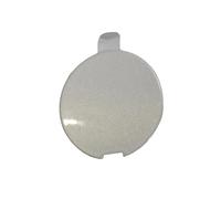 SVTSTRQE para Mazda CX-30 Paragolpes Delantero Trasero Tapa De Cubierta De Ojo De Gancho De Remolque Cubierta del Ojo del Gancho Remolque(Plata Frontal)