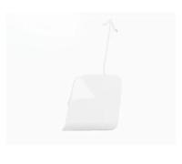 SVTSTRQE para VW para Bora 2009 2010 2011 2012 2013 2014 2015-2019 Parachoques Delantero Cubierta Gancho Remolque Cubierta del Ojo del Gancho Remolque(2013-2015 White)