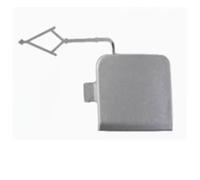 SVTSTRQE para VW para Bora 2021 2022 2023 Parachoques Delantero Cubierta De Gancho De Remolque Cubierta del Ojo del Gancho Remolque(Plata)