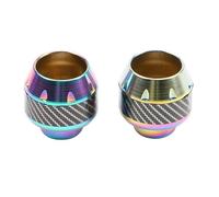 SVTSTRQE Reposapiés para Motocicleta 2 Almohadillas Protección para Universales contra Caídas Horquilla Delantera Rueda Scooter Motocicleta Aleación Aluminio(Color)