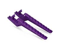 SVTSTRQE Reposapiés para Motocicleta Extensiones De Estriberas De Aluminio para Pasajero para Segway X260/X160 2024 2025(PÚRPURA)