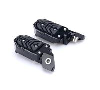 SVTSTRQE Reposapiés para Motocicleta Reposapiés Delanteros Ajustables para B&MW R 1200 GS ADV R 1250 GS para Adventure(Negro)