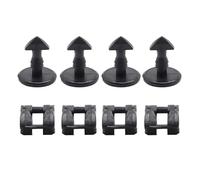 SVTSTRQE Tapa del Ojo del Gancho de Remolque del parachoque 8 Uds Cubierta De Giro DYF500010 DYR500010 Sujetador Parachoques Trasero para Range Rover Sport 2006-2009 Remaches Clips De Ojo De Remolque