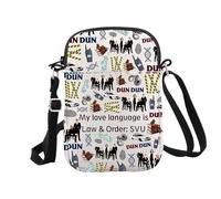 SVU - Bolsa de maquillaje con cremallera inspirada en programas de televisión, regalo My Love Language is Law & Order:, Love Language Svg Cr Eu, Bolsa de cosméticos con impresión