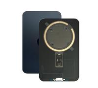 SVV Tapa trasera para iPhone 17 Pro Max. Premontada: con imán, soporte de metal, etc. Cristal trasero de repuesto. OEM (azul profundo)