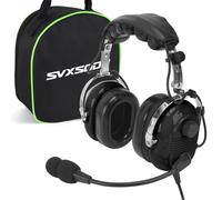 SVXSODA Auriculares de aviación GA con reducción de ruido para pilotos, principiantes, estudiantes de PPL, voladores casuales, pasajeros de vuelo, mantenimiento de aviación, tripulación terrestre