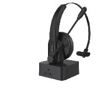 sw headset wirelessmono black