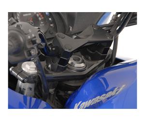 SW-Motech Ø 22 mm. h=20 mm. Negro. Kawasaki Z 1000 / Z 750. - Ø 22 mm. h=20 mm. Negro. Kawasaki Z 1000 / Z 750.