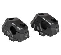 SW-Motech Adaptador manillar variable Ø 22mm/28mm VARIABLE, NEGRO, 22 MM