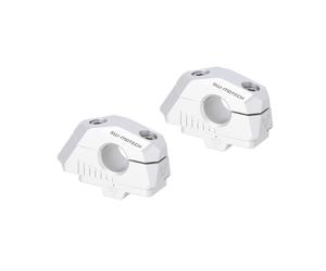 SW-Motech H=25mm. Colocación 5/10/15/20/25/30 mm. Plateado. - H=25mm. Colocación 5/10/15/20/25/30 mm. Plateado.