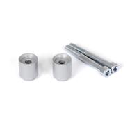 SW-Motech H=30 mm. Plateado. BMW F700GS, F800GS/Adventure. - H=30 mm. Plateado. BMW F700GS, F800GS/Adventure.