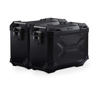 SW-Motech Sistema de carcasa de aluminio TRAX ADV - Negro. 45/45L. Honda NT1100 (21-).
