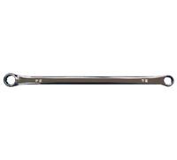 SW-Stahl 01354L Llave de Estrella Acodada, 17x19 mm, Acero Cromo Vanadio | Herramienta de mano extra larga de 395 mm con acabado cromado en alto brillo, ideal para mecánica y automoción