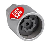 SW-Stahl 02383L-4 Tornillo de seguridad para llantas/cerradura de rueda VW Adaptador 524