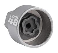 SW-Stahl 02384L-8 Adaptador 48 I adecuado para BMW I Cerraduras de llanta, bloqueo de llantas, herramienta de desmontaje de bloqueo de llantas, extractor, llave de seguridad de llanta