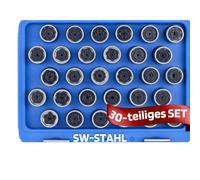 SW-Stahl 02385L 30 Piezas Tornillos Antirrobo Desmontaje Kit Adaptador para