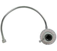 SW Stahl 03916L Medidor de Ángulo de Giro, 1/2 Pulgada, Soporte Magnético | Herramienta de precisión para el ajuste de tornillos, brazo flexible con imán, escala de 360 grados, entrada de 12.5 mm