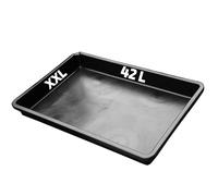 SW-Stahl 07377L Bandeja de goteo universal XXL I 88 x 60 x 10cm bandeja de plástico grande I 42 litros de capacidad
