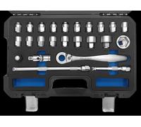 SW-Stahl 07625L Juego de llaves de vaso