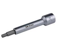 SW-Stahl 10365L-6 Vaso de Impacto Hexagonal de 6 mm con Tracción de 1/2"