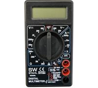 SW-Stahl 32220L - Multímetro Digital Portátil y Eléctrico | Dispositivo de medición profesional para sistemas eléctricos, incluye cables de prueba y pantalla de fácil lectura.