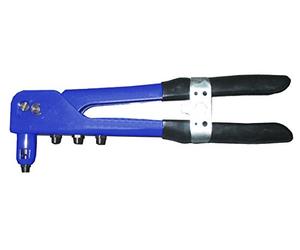 SW-Stahl 42710L - Remachadora ciega con boquillas intercambiables, alicates para remaches ciegos de 250 mm, para remaches ciegos de 4,8/4/3/2,4 mm, alicates para remaches ciegos de aluminio