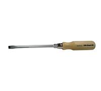 SW STAHL Destornillador de Ranura con Mango de Madera, 8,0 x 150 mm | Herramienta manual 30603L con punta plana de 8 mm, longitud de hoja 150 mm y mango ergonómico de madera resistente