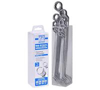 SW-Stahl Juego de Llaves de Estrella Acodadas, 8 Piezas, 6-22 mm 00180L | Kit de llaves combinadas dobles con cromo vanadio, herramientas de acero forjado para taller y reparaciones de vehículos