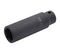 SW-Stahl Llave de vaso Impact S3224-4, 11 mm, extralarga, con accionamiento de 6,3 mm (1/4")