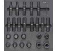 SW STAHL Sortiment, Impact-Schraubendreheinsätze 3/4", 25-tlg. Z3023-3