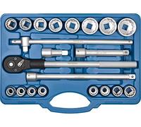 SW-Stahl Steckschlüsselsatz, 3/4", Zwölfkant, 21-teilig 07663L