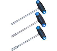 SW-Stahl T-Griff Steckschlüsselsatz, Sechskant, 8-10-13 mm, 3-teilig 02052L