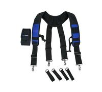 (SW001A-Azul) Bolsas de herramientas MELOTOUGH con presillas para cinturón y soporte grande para teléfono móvil
