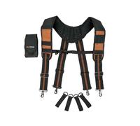(SW001A-Khaki)MELOTOUGH Herramientas Bolsas de herramientas Trabillas para cinturón con soporte grande para teléfono