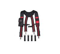 (SW001A-Rojo)MELOTOUGH Herramientas Bolsas de herramientas Trabillas para cinturón con soporte grande para teléfono