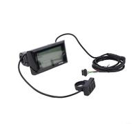SW900 LCD E-Bike Display Meter, ABS LCD Display Meter Panel de Control 24-60V E-Bike Scooter Bicicleta Eléctrica para Manillar Diámetro 22.2mm