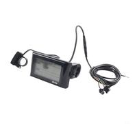 SW900 - Panel de control de pantalla LCD para bicicleta eléctrica, 24 V, 36 V, 48 V, scooter, monitor, velocidad, tiempo, temperatura, 22,2 mm