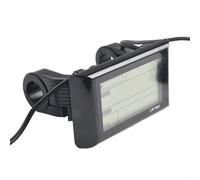 SW900 Pantalla LCD para E-For Bicicleta Eléctrica Para Bicicleta Scooter 24V 36V 48V Panel de Control Medidor con Velocidad Alimentación Batería Datos IP56 Impermeable Negro (SM)