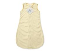 SwaddleDesigns Saco de Dormir Bebé Terciopelo zzZipMe, Velour color pastel, Amarillo pastel, 3-6 meses