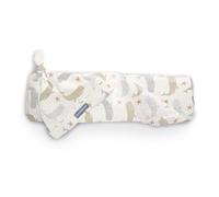 SwaddleMe by Ingenuity - Juego de Regalo de Manta de Muselina y Sombrero, 4 Piezas de Regalo para bebé (2 Mantas + 2 Sombreros), algodón Suave y Transpirable, Estampado de Ballena Neutro, Rayas y