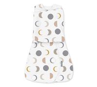 SwaddleMe by Ingenuity, Manta Convertible Arms Free, para Edades Entre 0 y 3 Meses, Entre 6,35 y 8,15 Kilos, 1 Unidad, 0.5 TOG - Luna