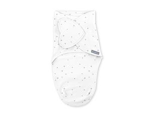 SwaddleMe by Ingenuity, Manta de la Monogram Collection, para edades entre 0 y 3 meses, entre 3,2 y 6,35 kilos, 1 unidad, 0.5 TOG - Estrellas en el firmamento