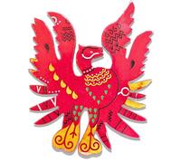 Swadeshi Desire Vastu Feng Shui - Fénix de madera de pájaro fénix fama de negocios y carrera, reputación, reconocimiento, productos de éxito, decoración para el hogar y la oficina, artículos de pared