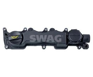 SWAG 33 10 0085 Tapa de balancines con junta con tapa de cierre negro